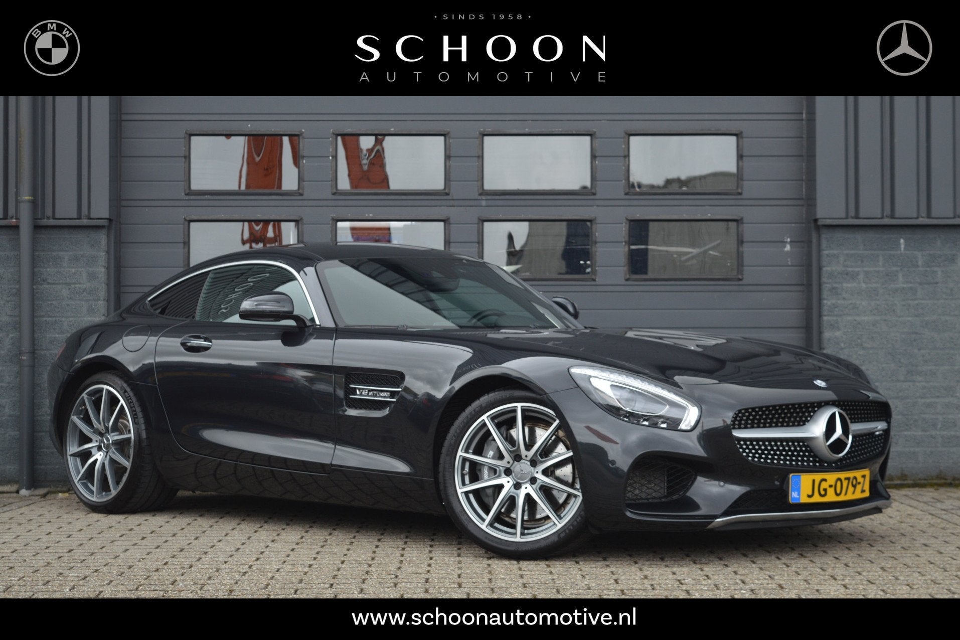 Mercedes-Benz AMG GT 4.0 | ORG NL | DEALERONDERHOUDEN | PANO, Auto's, Mercedes-Benz, Automaat, Dealer onderhouden, Achterwielaandrijving