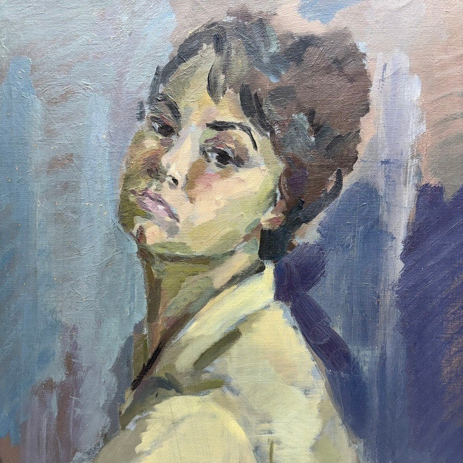 Sierk Schröder (1903-2002) - portret van een vrouw, Ophalen of Verzenden
