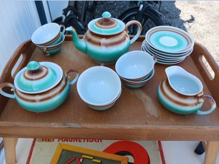 Prachtig Mosa serviesje - Vintage theeservies, Ophalen of Verzenden