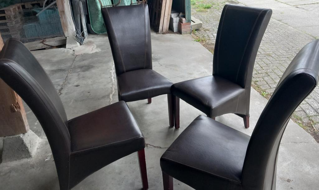 4 eetkamer stoelen, Ophalen of Verzenden, Gebruikt