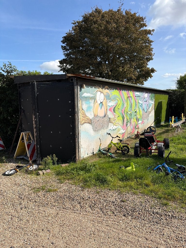 Container voor oud ijzer, Ophalen, Gebruikt