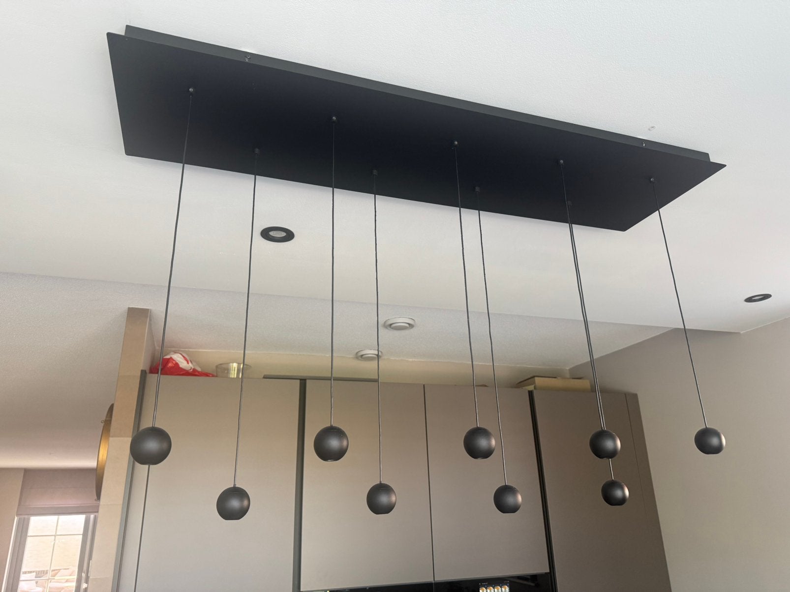 Plafondlamp led, 120x30 cm dimbaar, Ophalen, Zo goed als nieuw