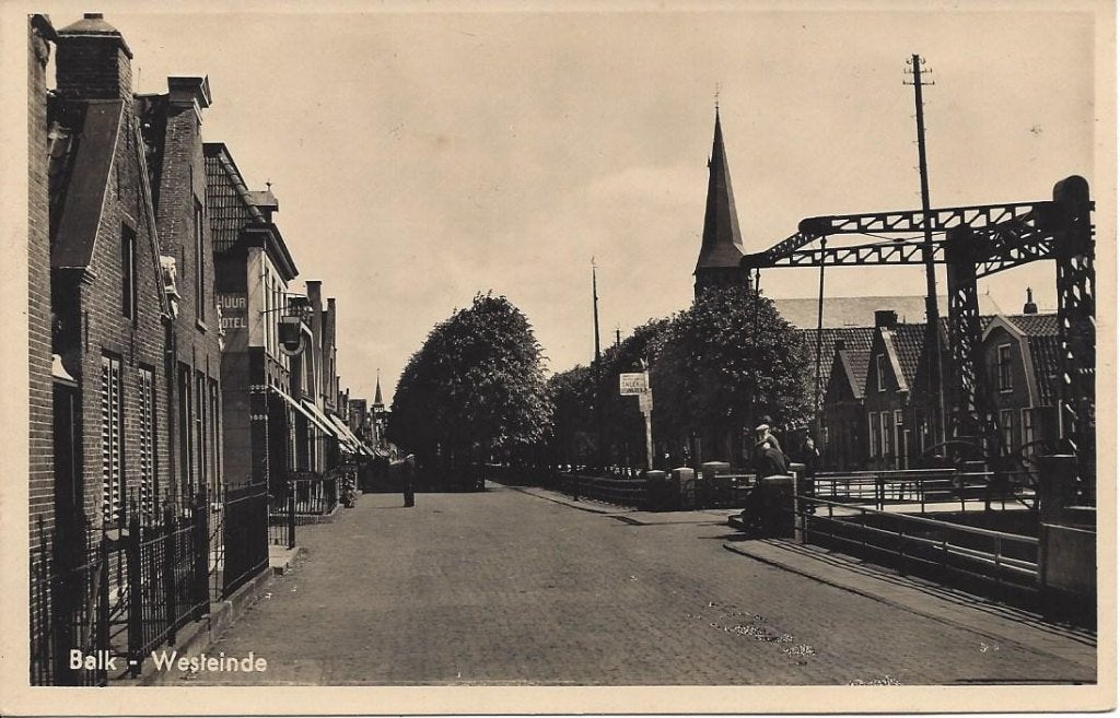 Balk (Frl.) Westeinde, Volk, gelopen 1947, Ophalen of Verzenden, 1940 tot 1960, Gelopen, Friesland