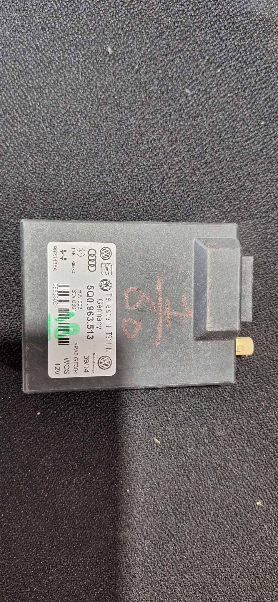 Standkachel Ontvanger Telestart T91 LIN VW Golf 7 Passat Aud, Gebruikt, -, Volkswagen, -