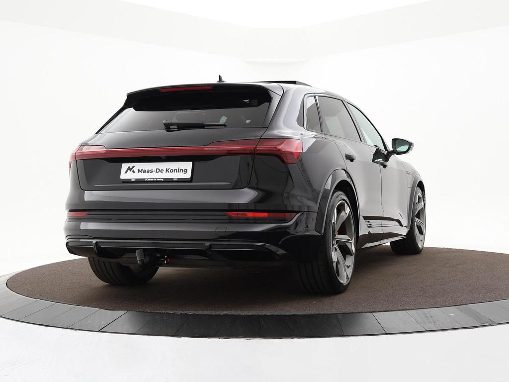 Audi e-tron S 503pk Quattro 95 kWh · SOH 98,5% · Panoramad, Automaat, 95 kWh, Zwart, Vierwielaandrijving