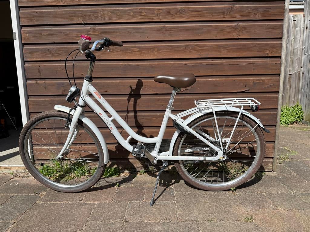 Flyke kinderfiets - Wit, Gebruikt - 24 inch, Fietsen en Brommers, Ophalen, Gebruikt, 20 inch of meer