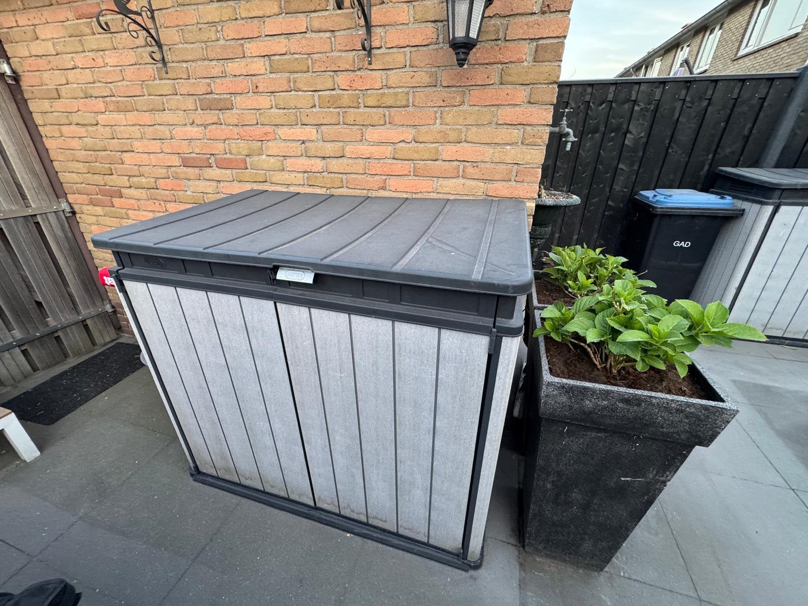 Keter opbergkast Elite Store 1200L kliko ombouw, Ophalen, Gebruikt, Kunststof, Containerberging