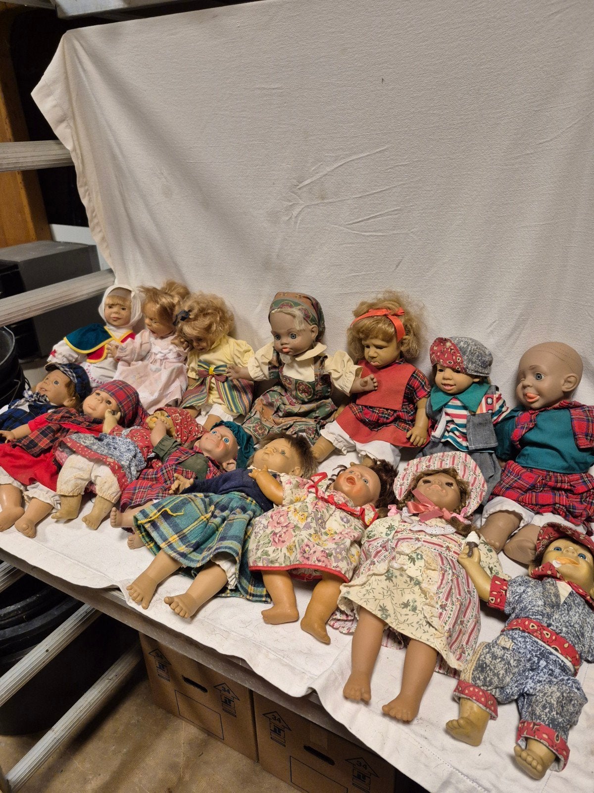 Diverse karakter poppen - Grote collectie, Ophalen of Verzenden, Gebruikt, Pop