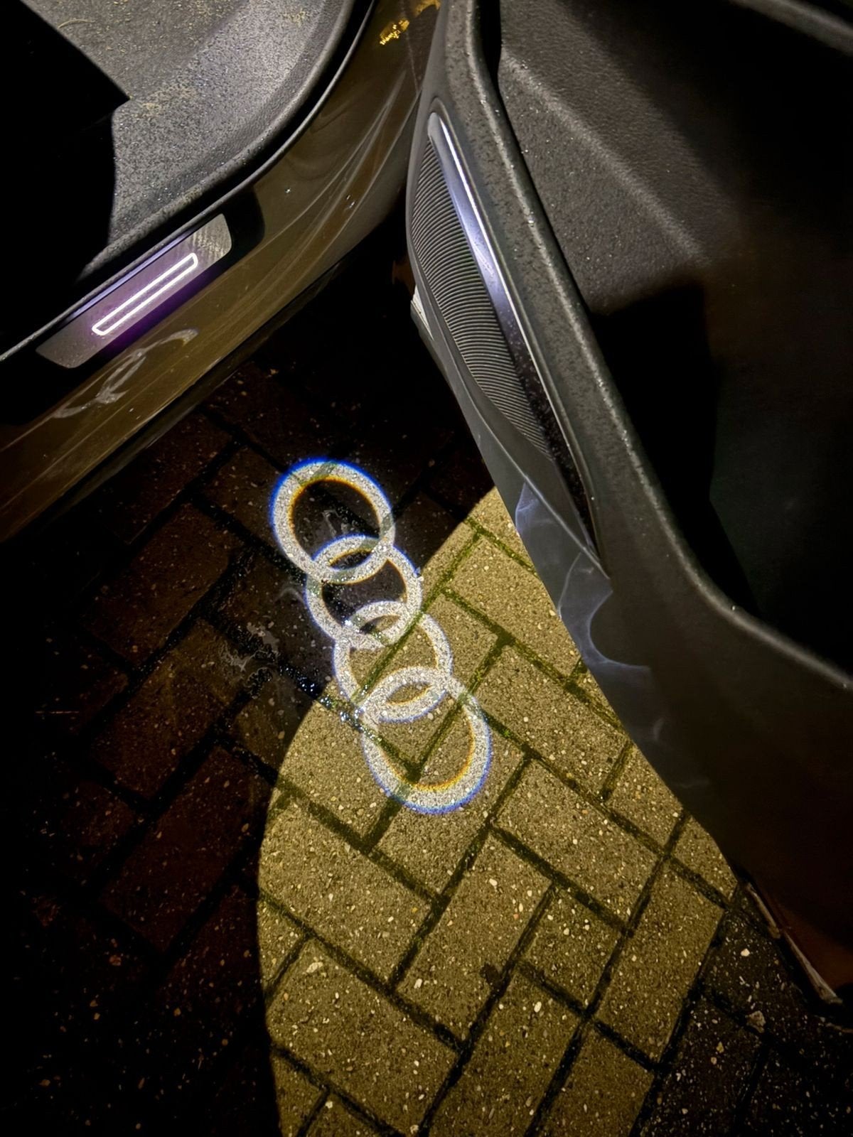 audi logo led instapverlichting nieuw, Ophalen of Verzenden, Nieuw, Audi