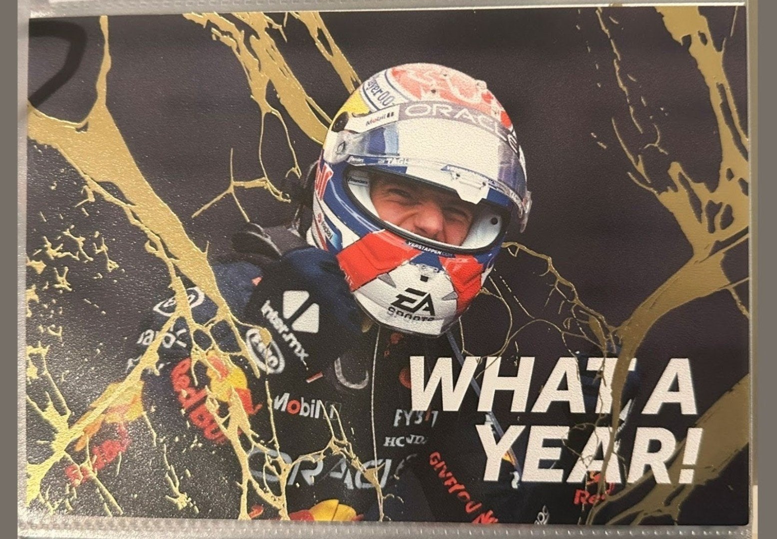 GEZOCHT Max Verstappen 'What a Year!' Red Bull F1 kaart, Verzamelen, Ophalen, Formule 1