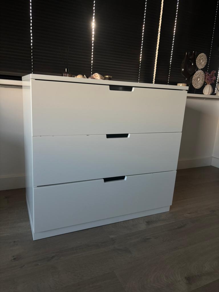 Ikea NORDLI ladekast 3 lades, Ophalen, Gebruikt, 50 tot 100 cm, 3 of 4 laden