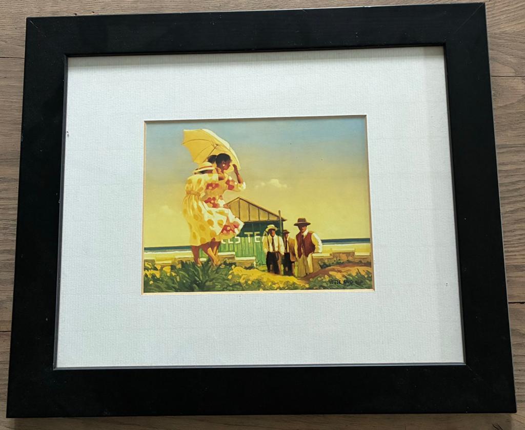 Kunstdruk Jack Vettriano “A Very Dangerous Beach”, Ophalen of Verzenden
