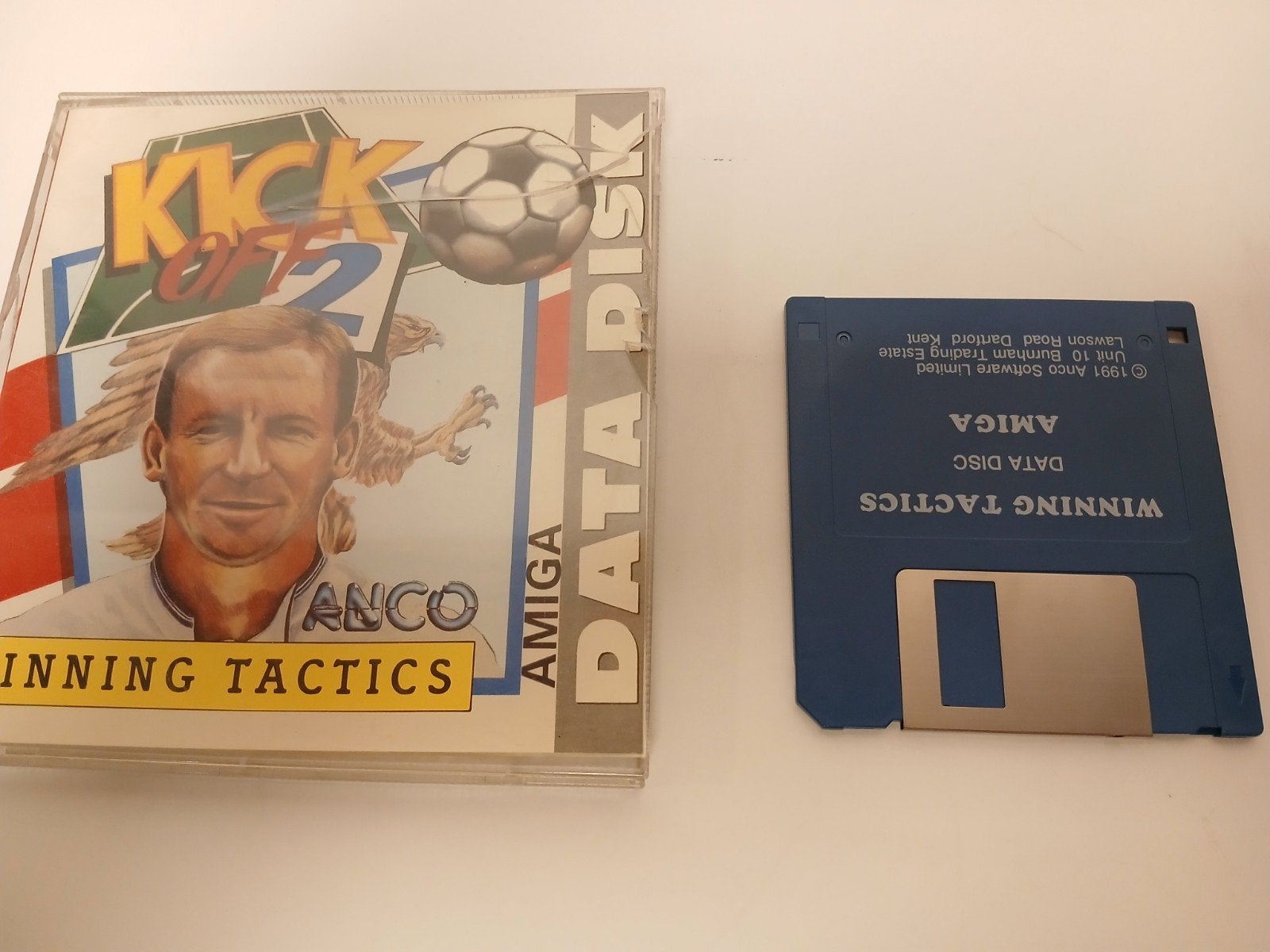 kick off 2 winning tactics amiga floppy, Ophalen of Verzenden