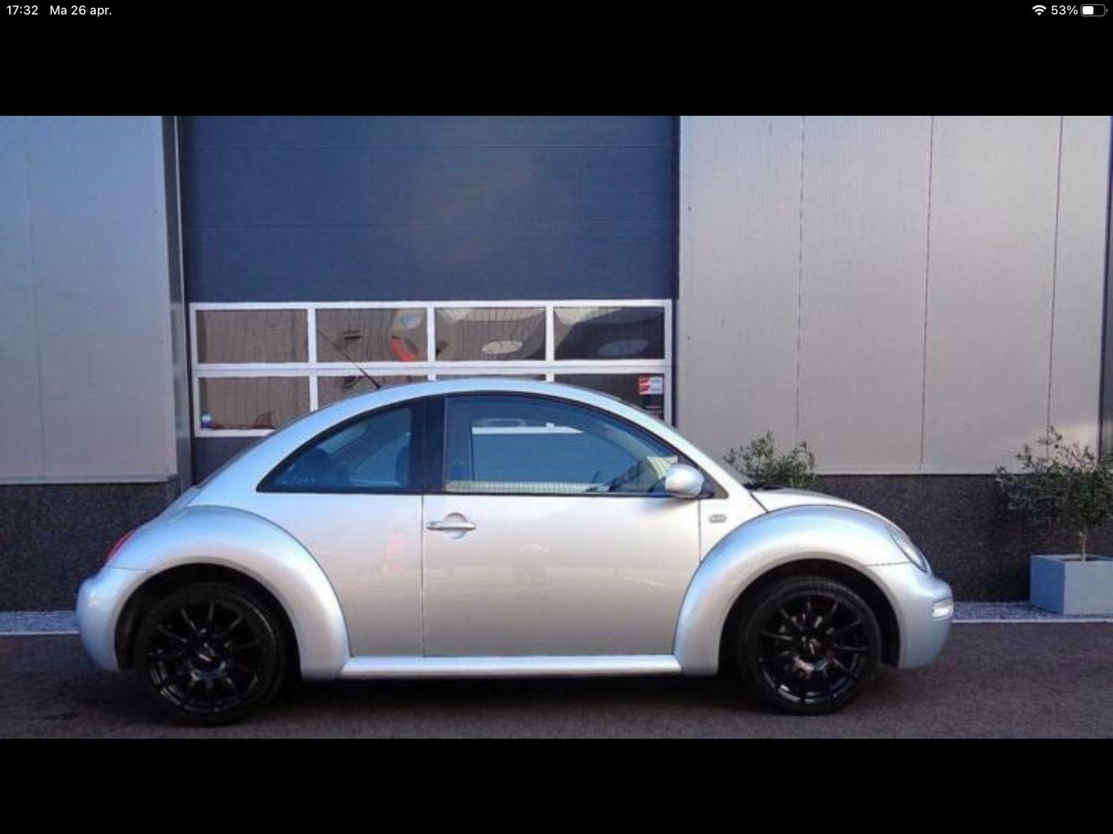 Volkswagen Beetle 1.6 2002 Grijs APK mrt27 weinig km’s, Stof, Beetle (Kever), 4 stoelen, Handgeschakeld