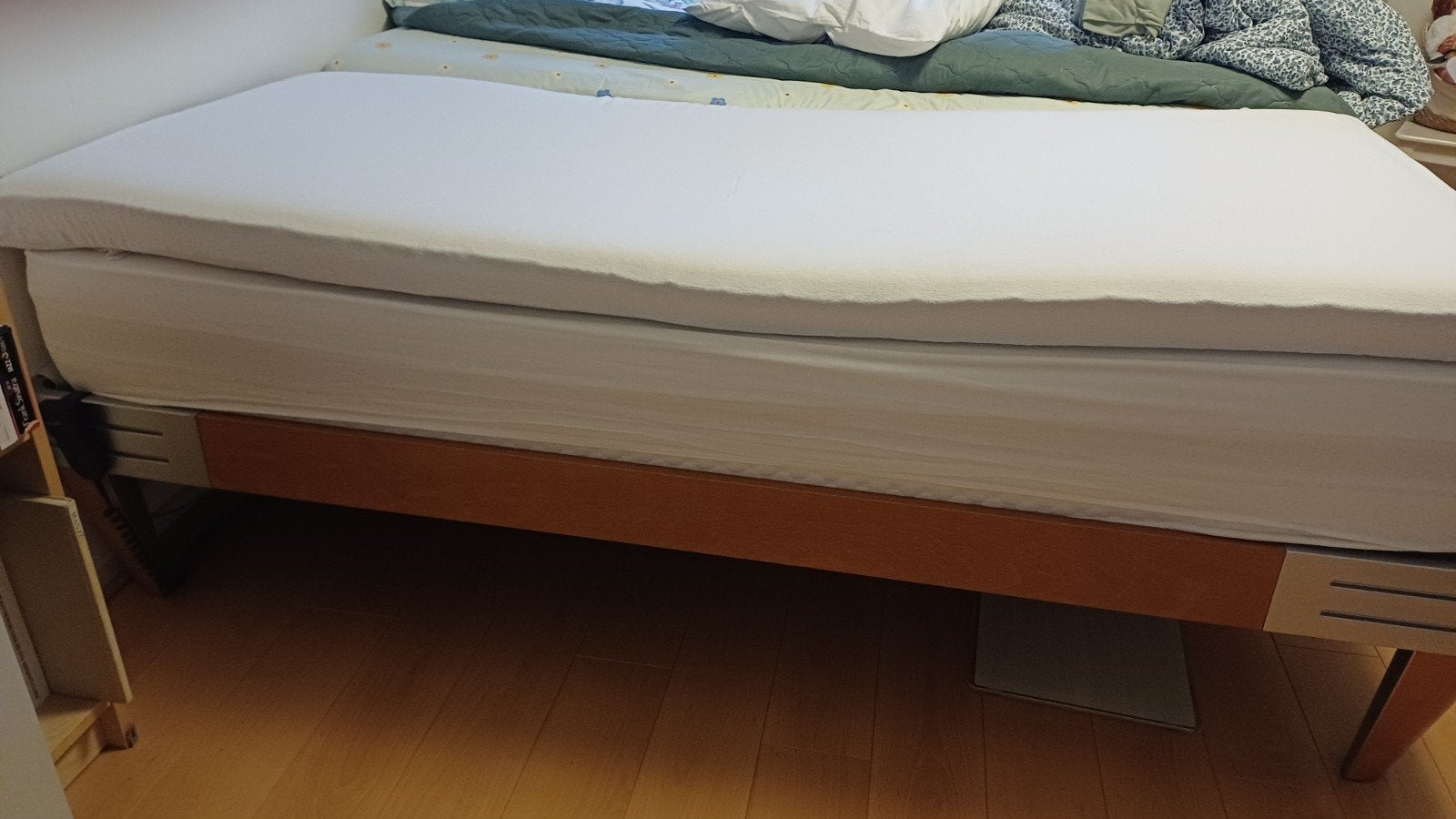 Auping bed, Ophalen, Verstelbaar, Bruin, Tweepersoons
