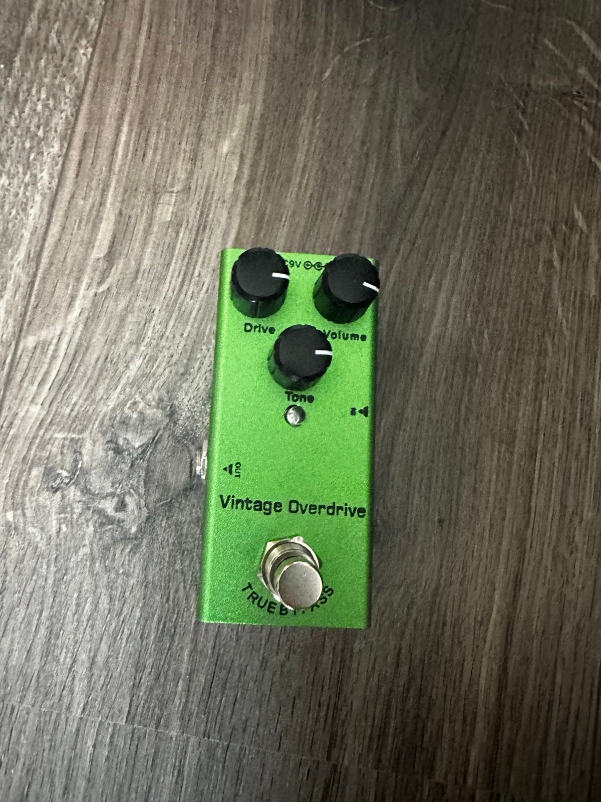 Vintage Overdrive Gitaar Pedaal - Groen - NİEUW, Muziek en Instrumenten, Effecten, Ophalen of Verzenden, Nieuw, Distortion, Overdrive of Fuzz