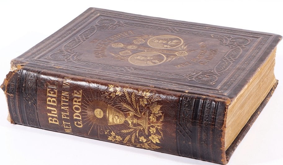 Bijbel met prenten Gustave Doré, D.A. Thieme, Arnhem 1873, Verzenden