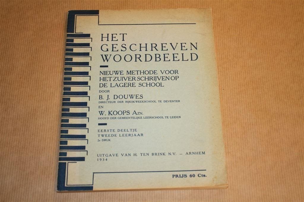Het geschreven woordbeeld - Zuiver schrijven - 1934, Ophalen of Verzenden