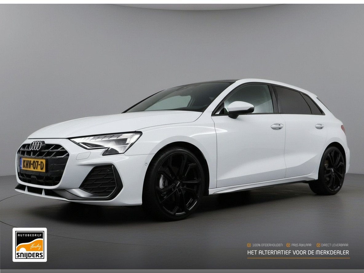 Audi A3 Sportback 35 TFSI S-LINE Edition, Facelift | Virtual, Auto's, 4 cilinders, Wit, Bedrijf, 19 km/l