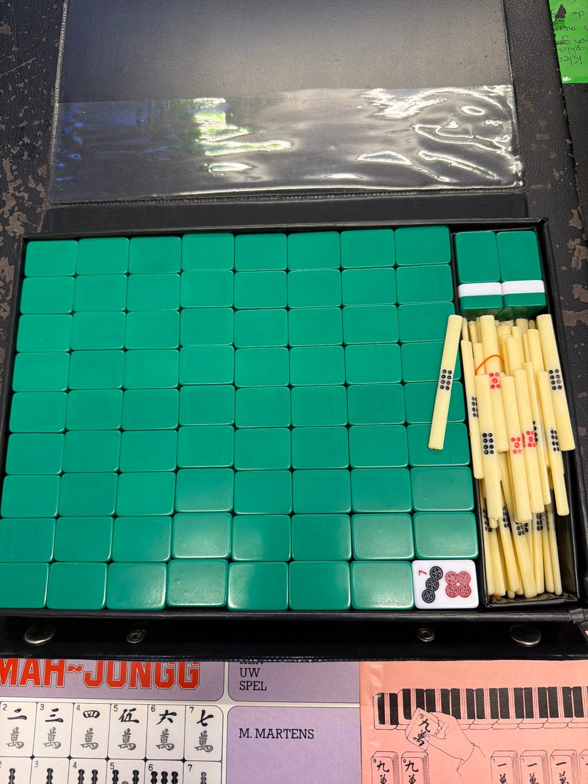 Mah-Jongg Spel - Compleet met Handleidingen, Ophalen, Gebruikt, ., Drie of vier spelers