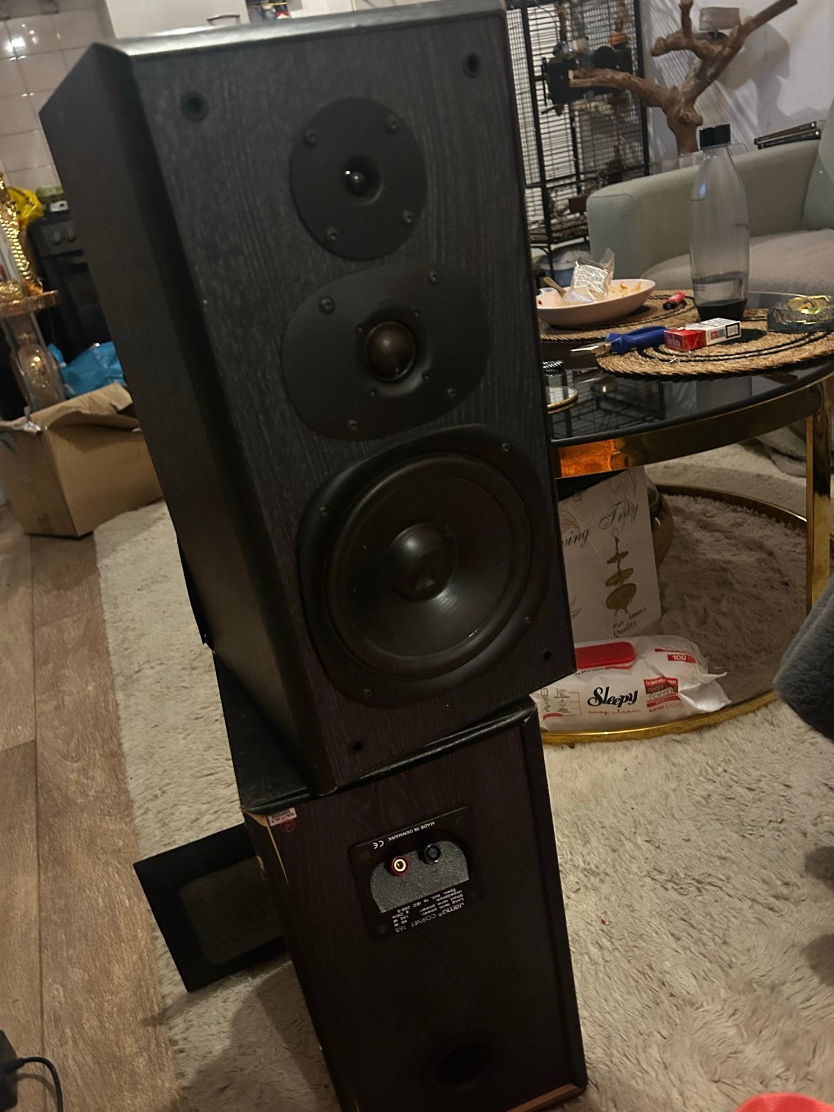 Jamo Kleine Boekenplank Luidspreker, Audio, Tv en Foto, Gebruikt, Ophalen of Verzenden, Minder dan 60 watt, Boekenplank luidspreker