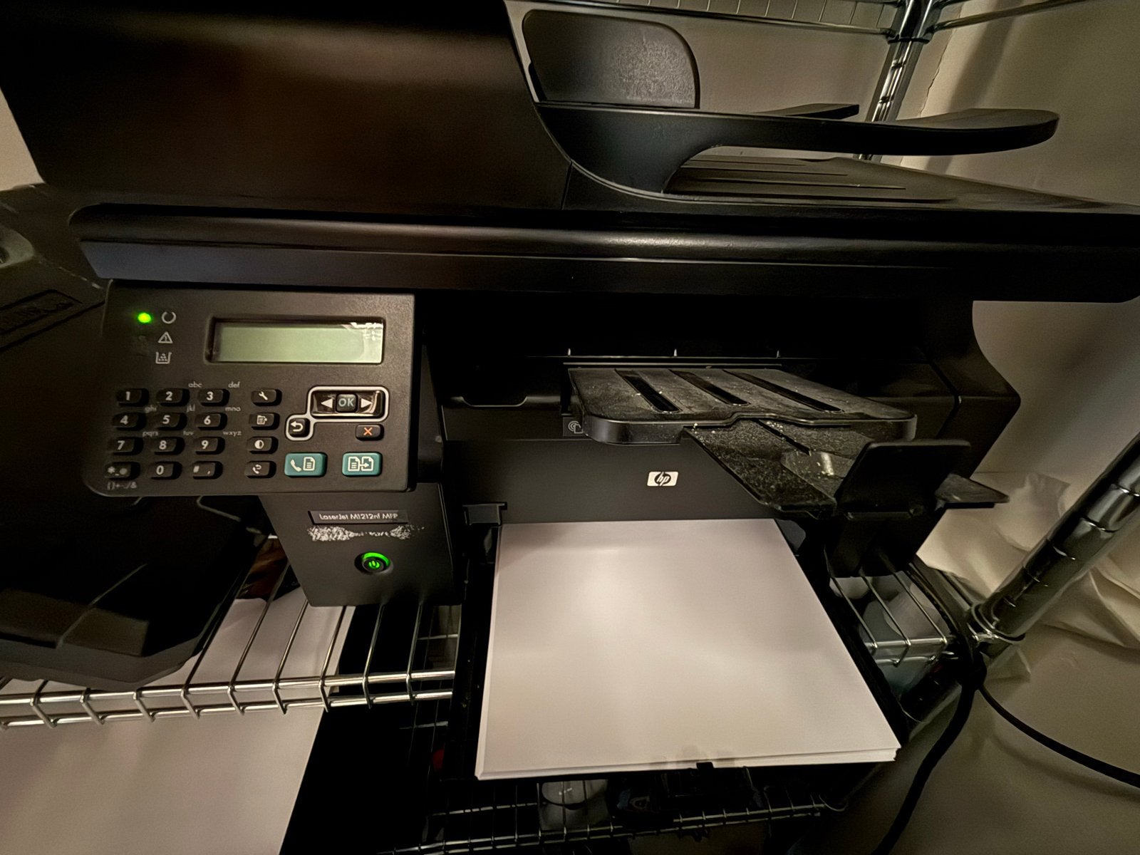 HP LaserJet M1212nf MFP Laserprinter - Werkt prima, Computers en Software, Printers, Gebruikt, All-in-one, Laserprinter, Faxen