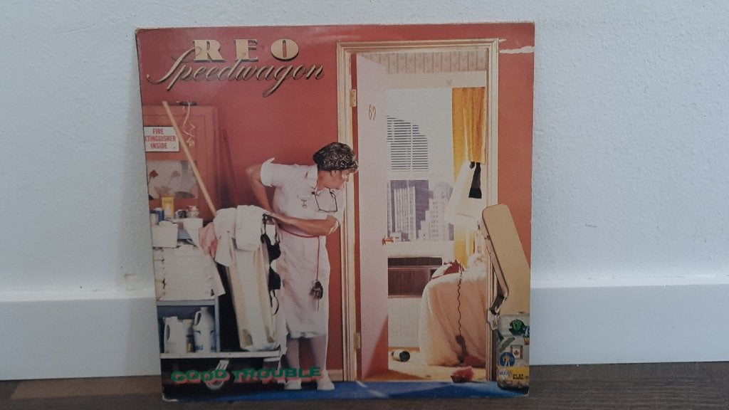 REO Speedwagon- Good Trouble LP / Vinyl Plaat, Rock, Cd's en Dvd's, LP, Gebruikt, Ophalen of Verzenden, 12 inch