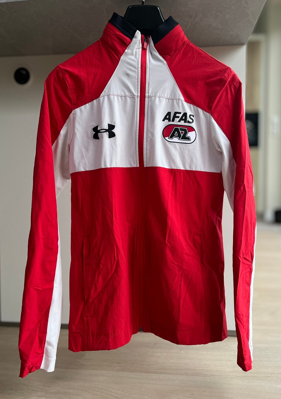 AZ trainingsjack / AZ jas, Ophalen of Verzenden, Zo goed als nieuw, Rood, Algemeen