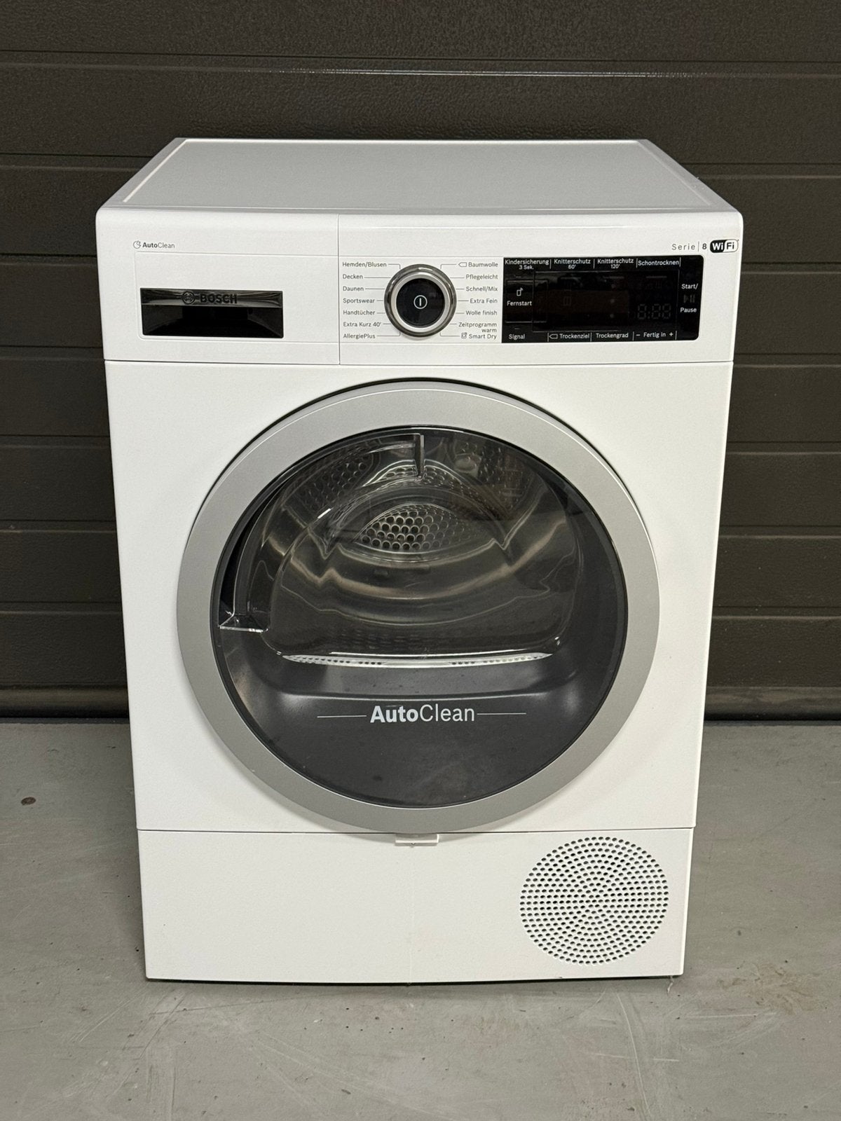BOSCH SERIE 8 9KG A+++ WiFi AUTOCLEAN WARMTEPOMP DROGER ZGAN, Witgoed en Apparatuur, Wasdrogers, Minder dan 85 cm, Overige typen