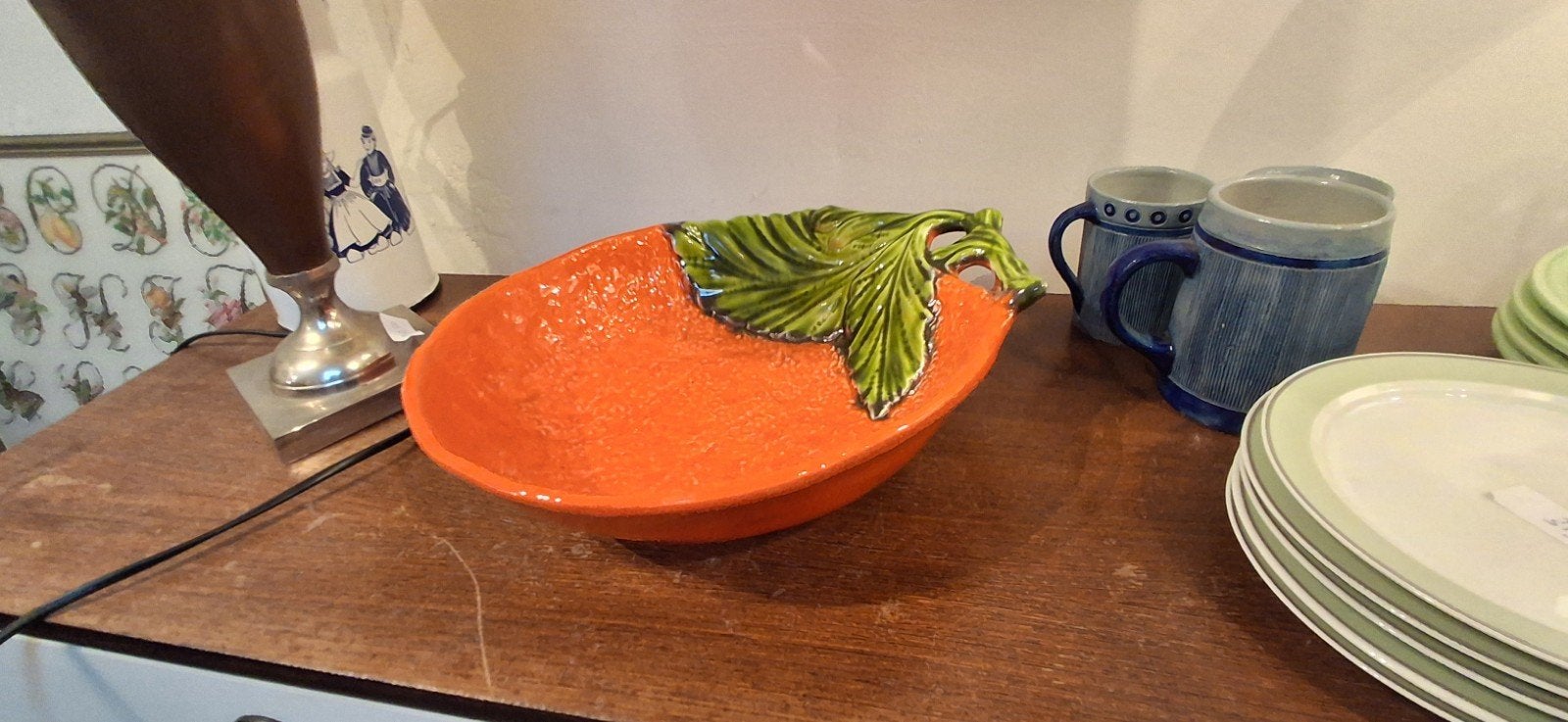 Decoratieve schaal in de vorm van een sinaasappel, Ophalen of Verzenden