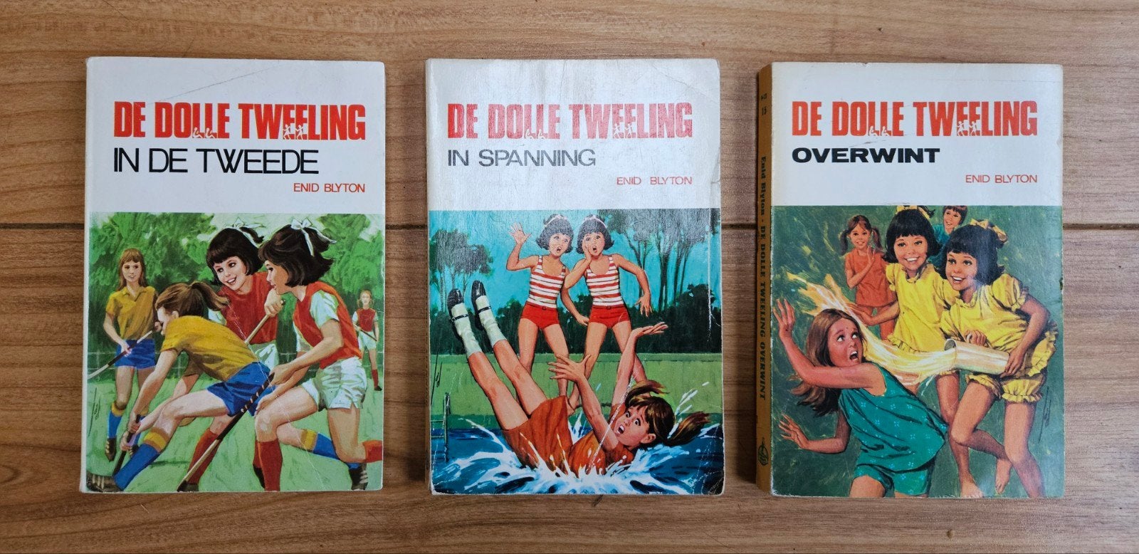 De Dolle Tweeling - 3 boeken van Enid Blyton, Boeken, Ophalen of Verzenden, Gelezen, Enid Blyton, Fictie