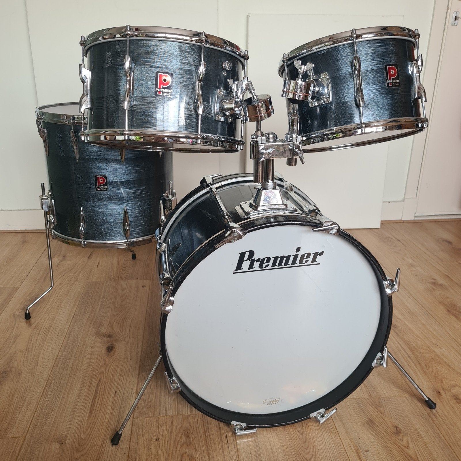 Vintage Premier vroege 70's drumset, 20/12/14/16, Ophalen, Gebruikt, Premier