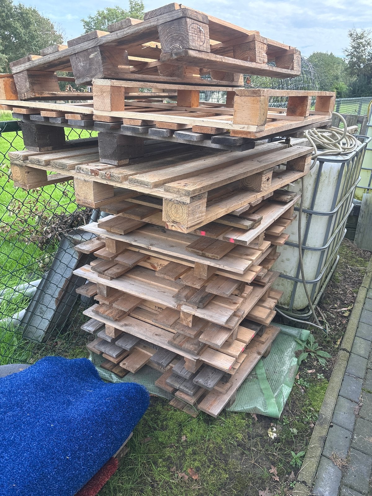 Diverse houten pallets - Gebruikt, Ophalen, Gebruikt, 25 tot 50 mm, Pallet