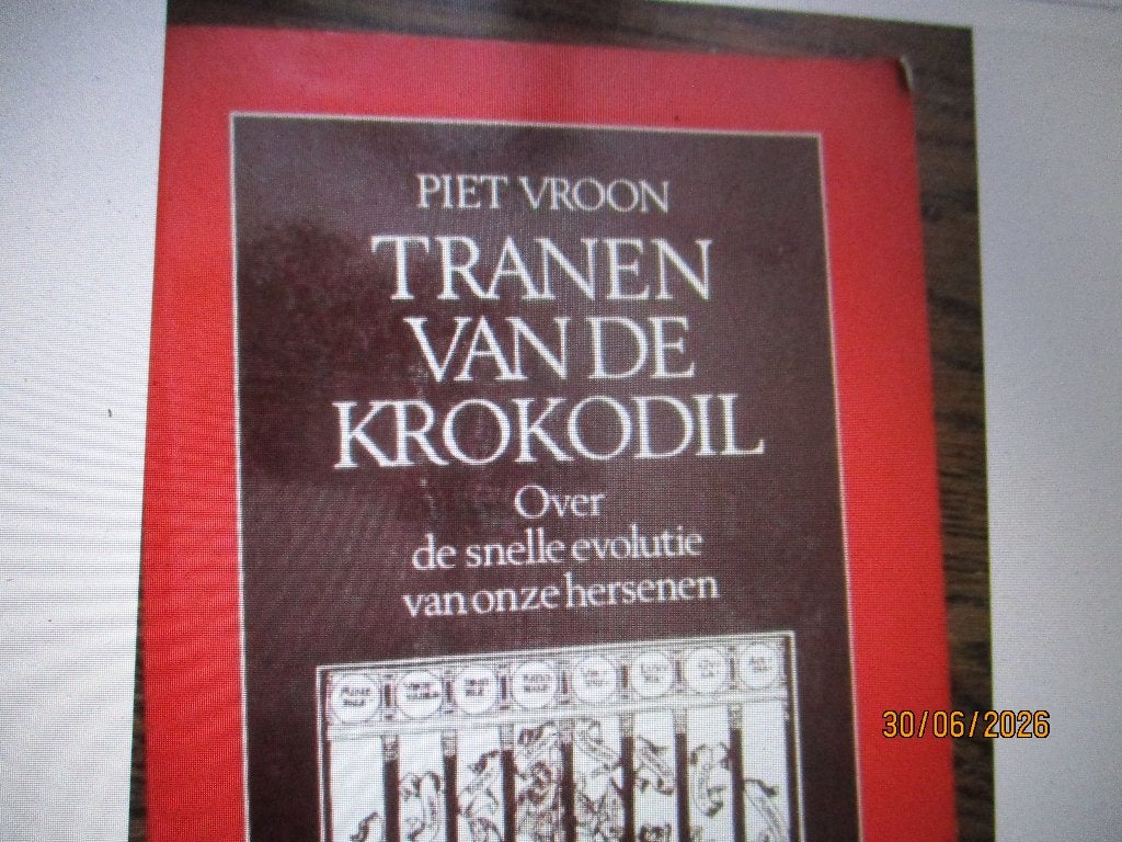 tranen van de krokodil Piet Vroon 9789026313837 #, Ophalen of Verzenden, Gelezen, Ontwikkelingspsychologie
