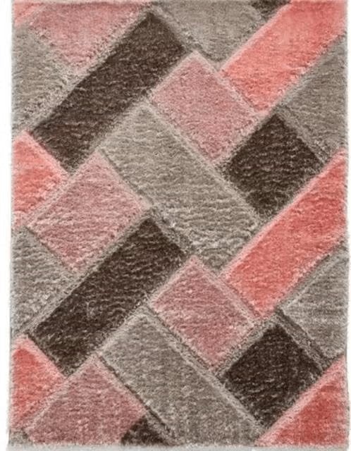 NIEUW! Vloerkleed Think Rugs Olymp Grijs/Roze 80x150 € 19.99, 100 tot 150 cm, Nieuw, Grijs, Rechthoekig