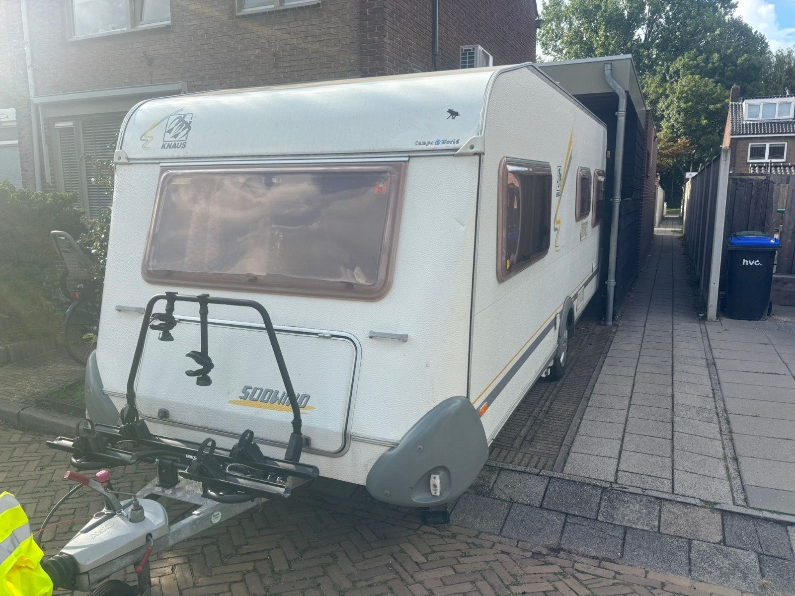 knaus sudwind 550 tk, Caravans en Kamperen, Rondzit, Fietsenrek, Particulier, 6 tot 7 meter
