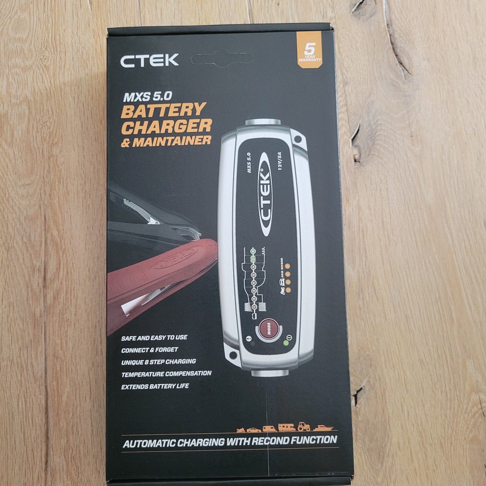 Nieuw in doos: CTEK MXS 5.0 Acculader 12V, Ophalen of Verzenden, Nieuw