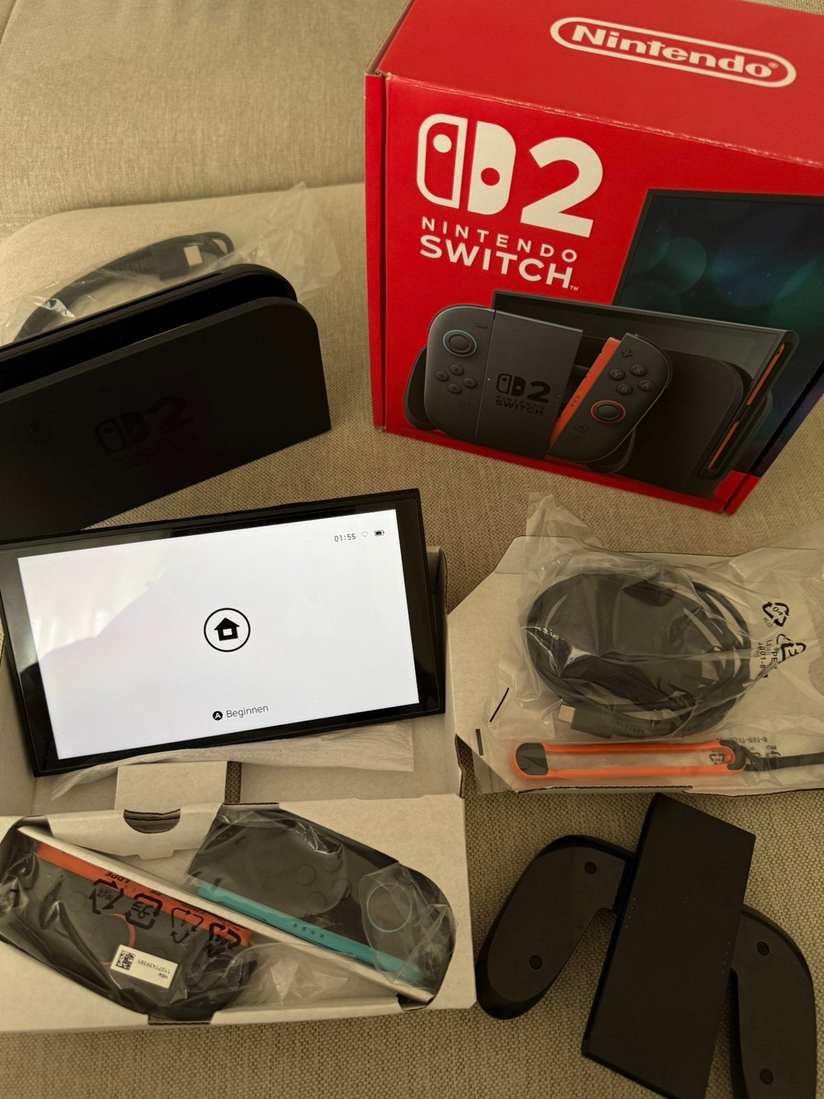 Nintendo Switch 2 – Met doos + KPN-bon van juni, Spelcomputers en Games, Spelcomputers | Nintendo Switch, Ophalen, Zo goed als nieuw