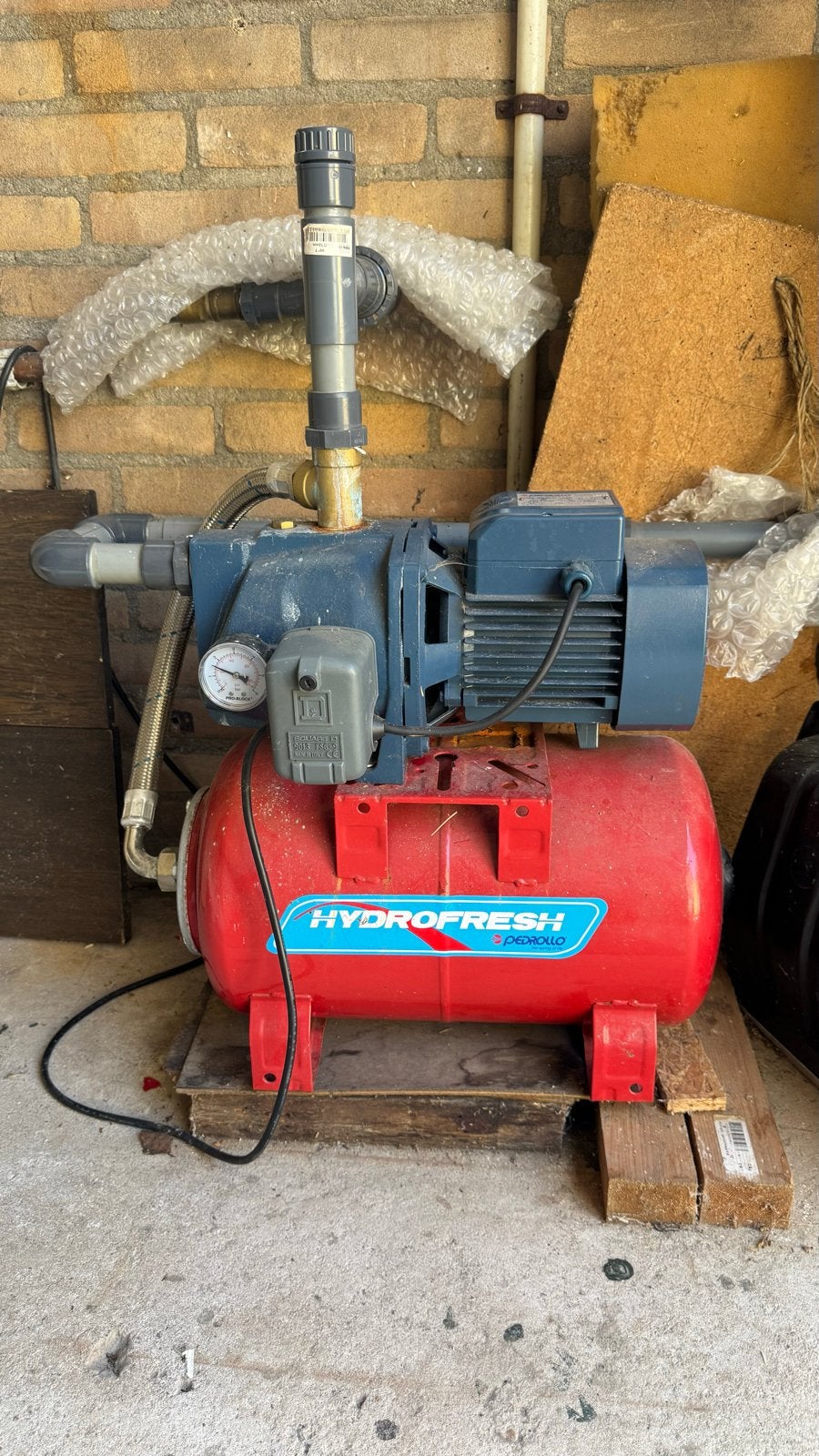 Hydrofoorpomp Pedrollo Hydrofresh - Gebruikt, Tuin en Terras, Waterpompen, Ophalen, Gebruikt, Elektrisch, Hydrofoorpomp