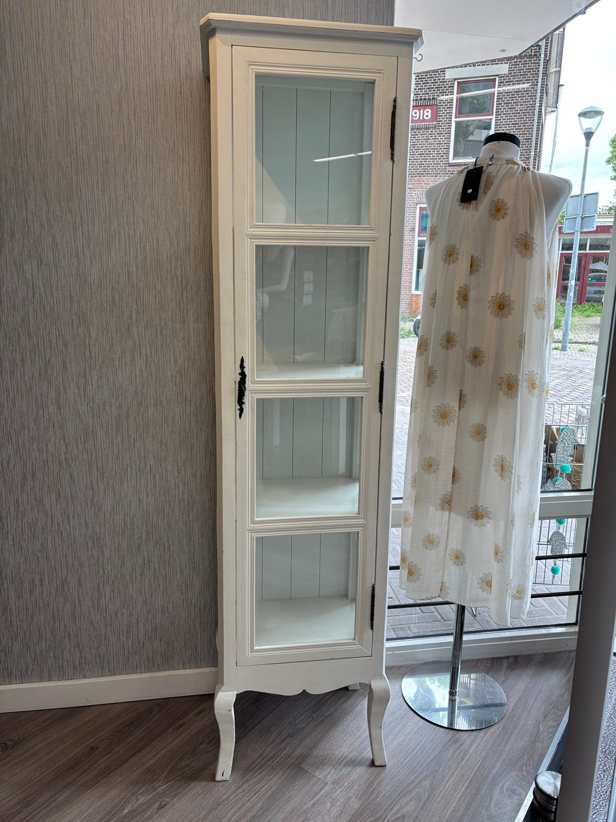Vitrine kast, kast met glasdeur, winkel display kast, Ophalen, Minder dan 50 cm, Met deur(en), Zo goed als nieuw