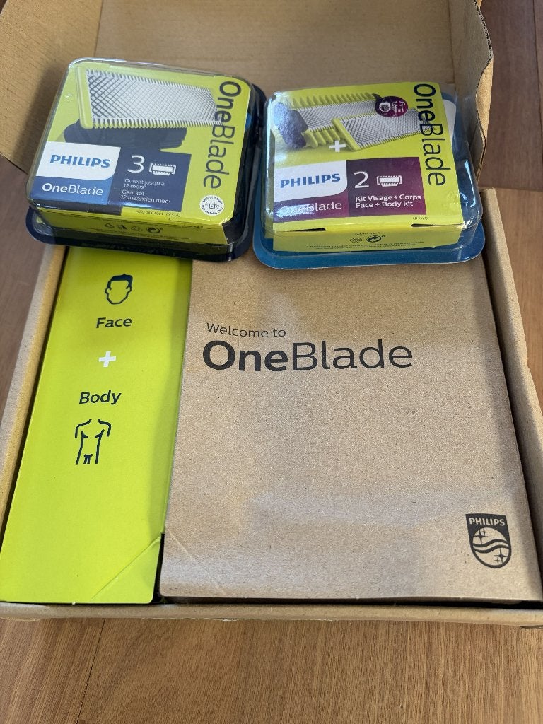 Philips OneBlade QP2630/30 + extra nieuwe mesjes, Ophalen, Nieuw, Scheren en Epileren