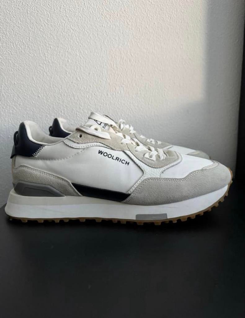 Woolrich Sneakers Heren Maat 43 - Als nieuw!, Wit, Ophalen of Verzenden, Sneakers of Gympen, Zo goed als nieuw