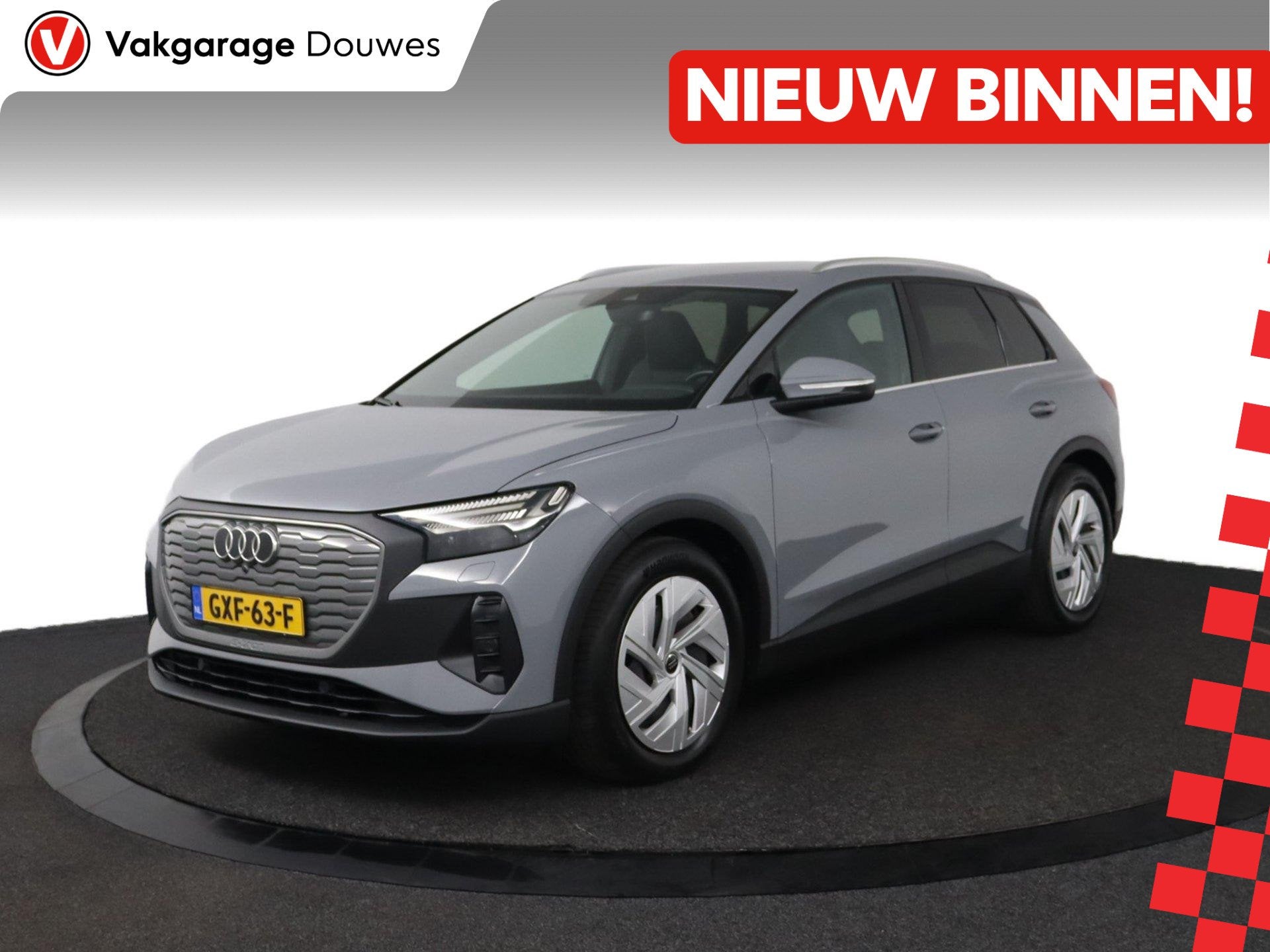 Audi Q4 e-tron 35 Launch edition 55 kWh |ACC|Sfeerverlichtin, Auto's, Audi, Automaat, Gebruikt, Zwart, 1865 kg