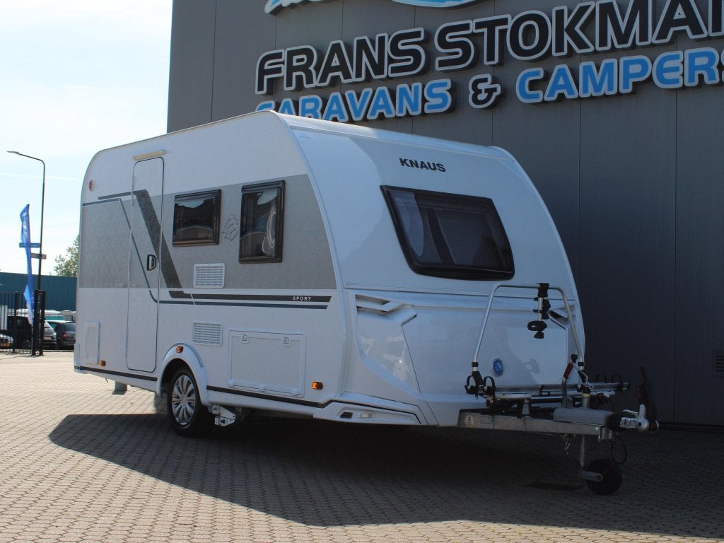 Knaus Sport 400 QD met mover en voortent, Caravans en Kamperen, Bedrijf, Treinzit, 750 - 1000 kg, 4 tot 5 meter