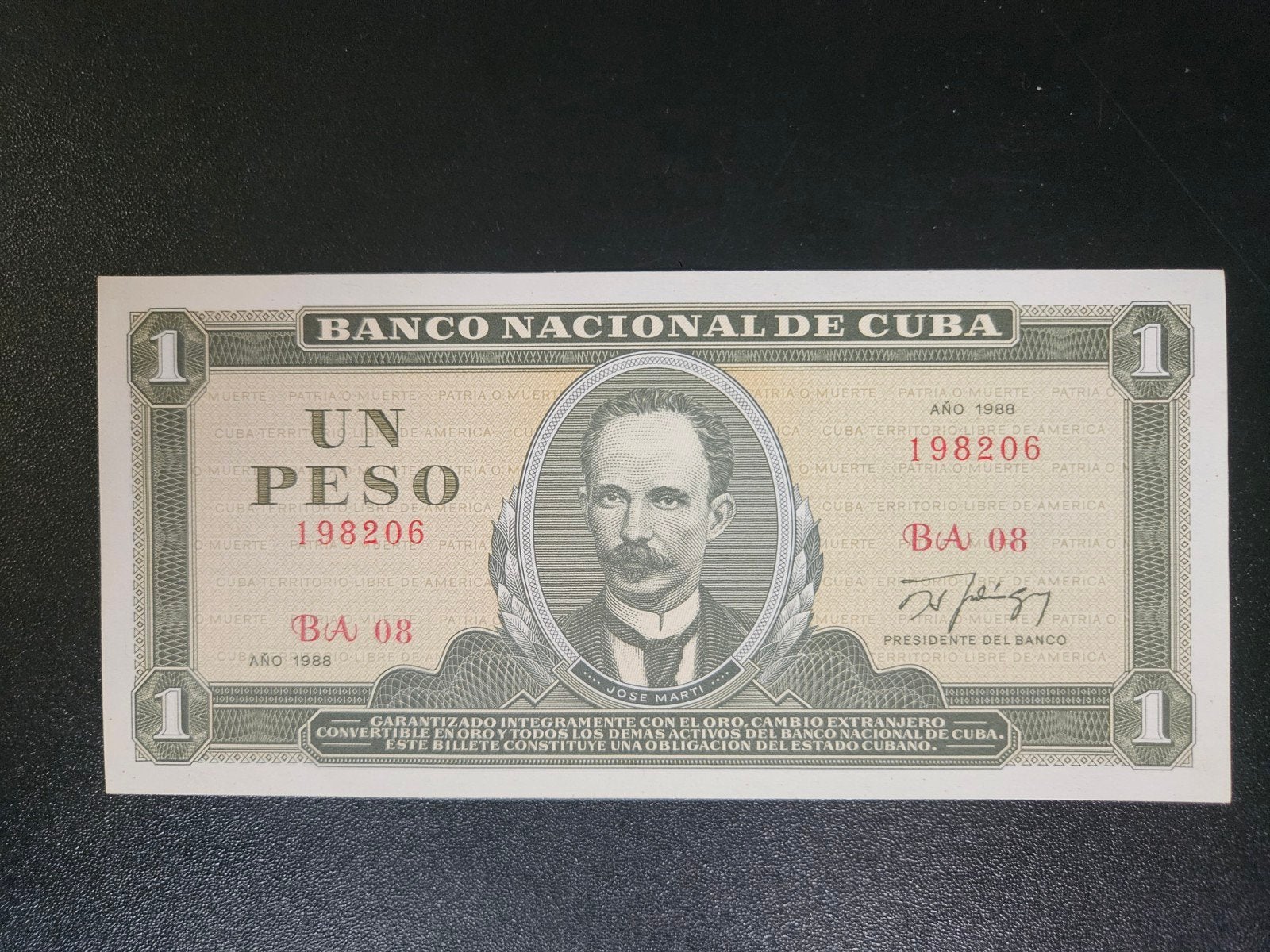 Cuba pick 102d 1988 UNC, Ophalen of Verzenden, Midden-Amerika, Los biljet