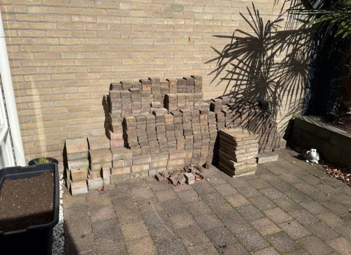 Gratis op te halen klinkers!, Ophalen, Gebruikt, Beton, Klinkers