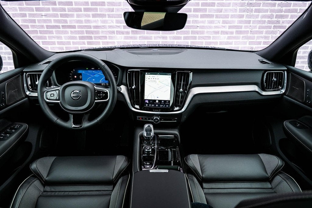 Volvo V60 T6 Plug-in hybrid AWD Ultra Dark | Schuif-/kanteld, Auto's, Automaat, 12 maanden, Stof, Blauw