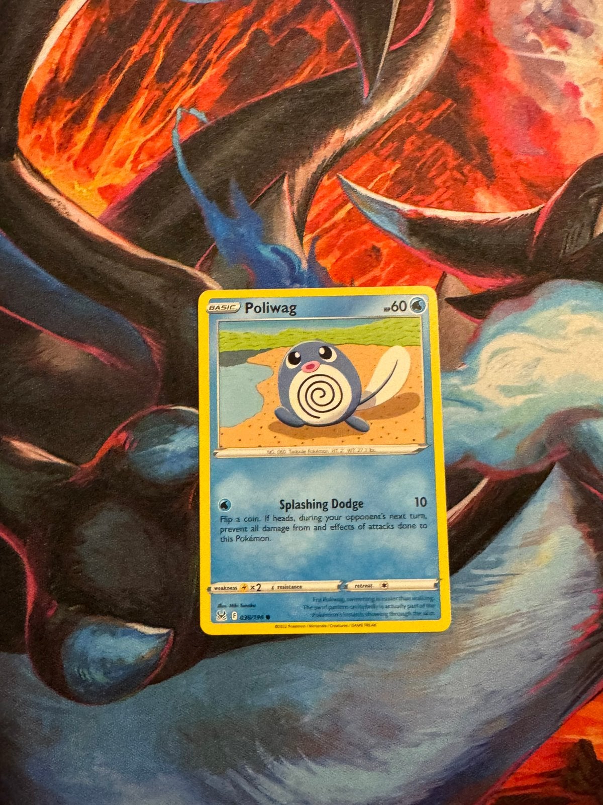 Pokémon kaarten Poliwag #30, Ophalen of Verzenden, Zo goed als nieuw, Losse kaart