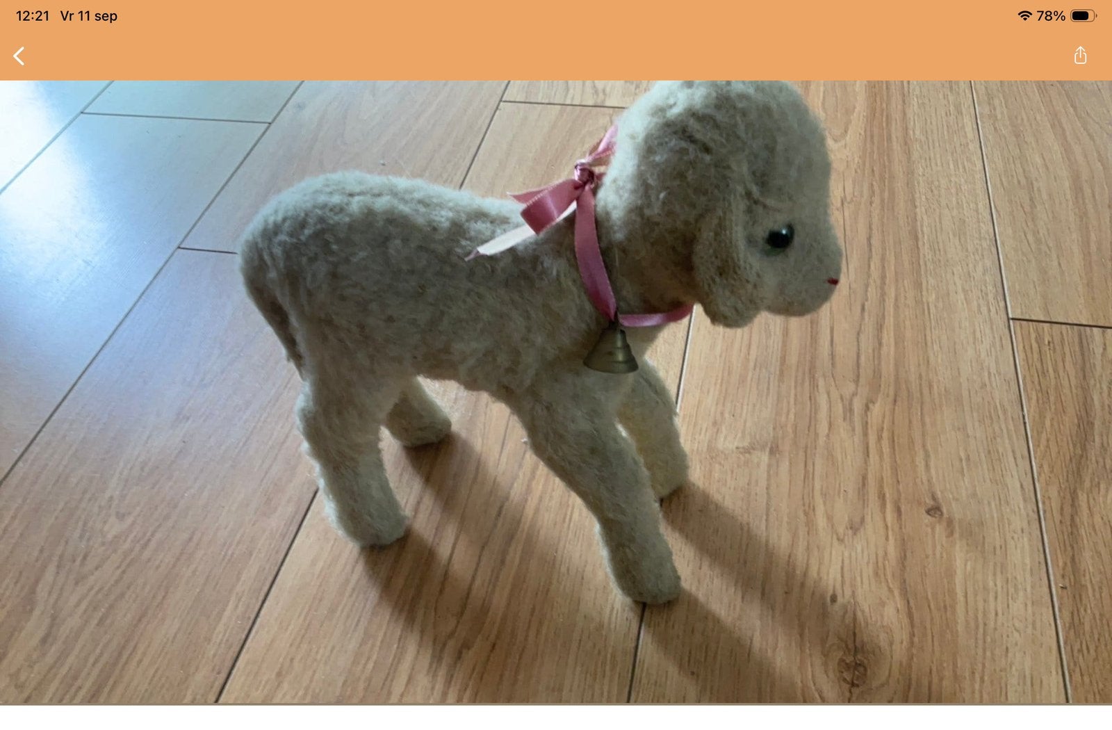 Schattig antiek Steiff lammetje!, Ophalen of Verzenden