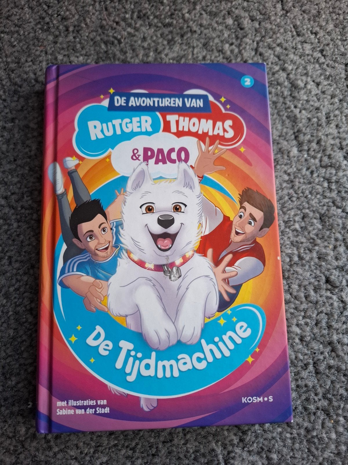 Rutger, Thomas & Paco: De Tijdmachine - Avontuurlijk bo, Ophalen of Verzenden, Zo goed als nieuw, Rutger Vink, Thomas van Grinsven